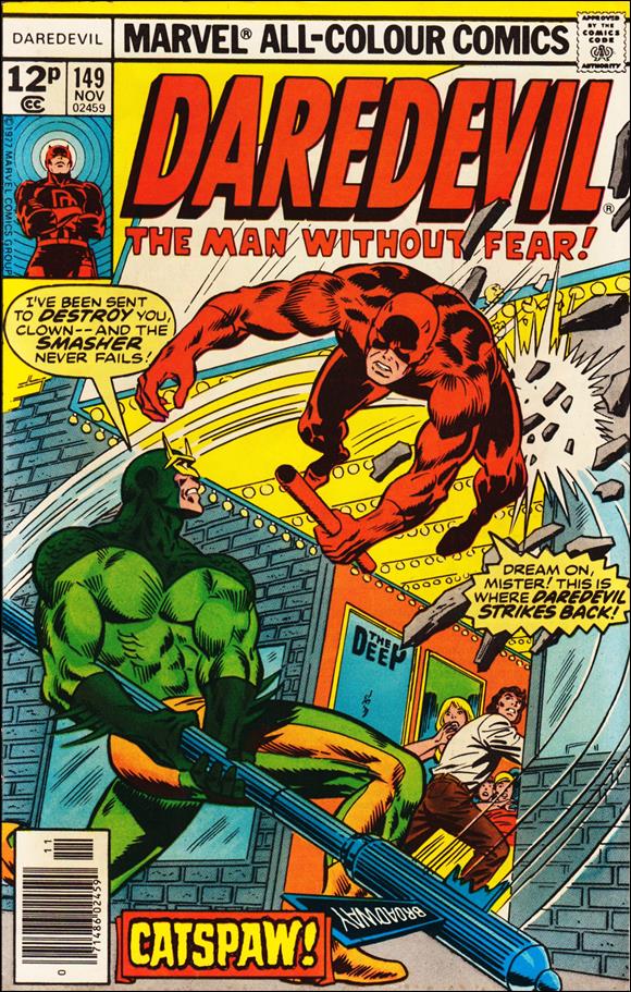 Daredevil (1964) issue 149-B UK Price Cover