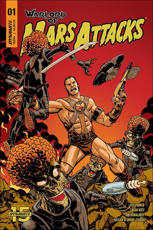Warlord of Mars Attacks issue 1 Dave Johnson Cover