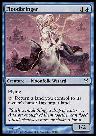 Magic the Gathering: Betrayers of Kamigawa (Base Set) card 34 Floodbringer