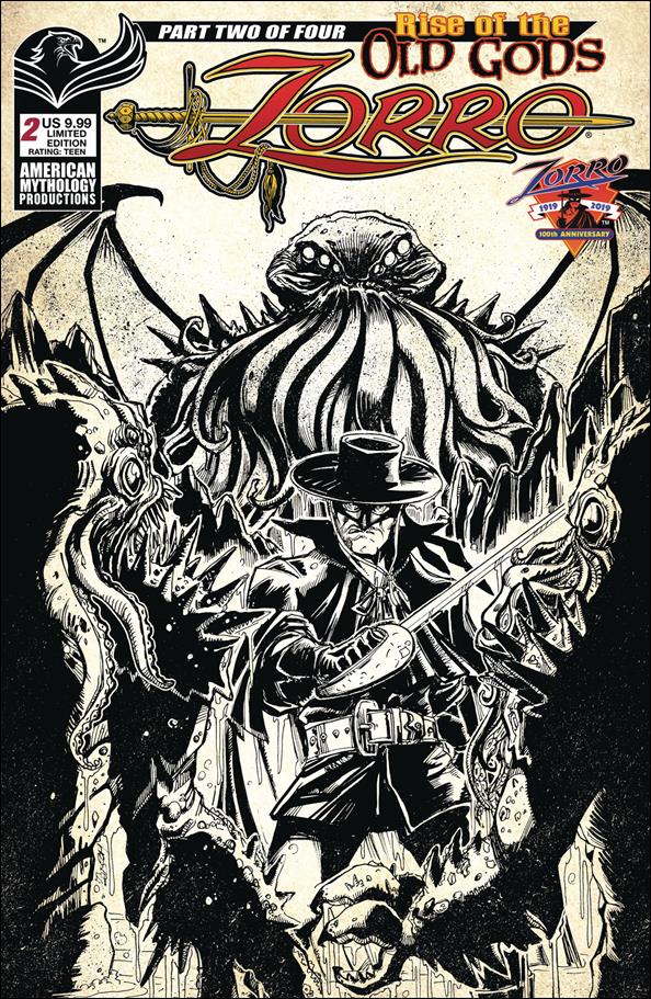 Zorro: Rise of the Old Gods issue 2-B Limited Edition Cover 1/350