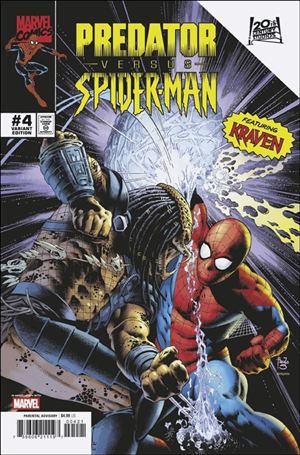 Predator vs. Spider-Man issue 4-B Paulo Siqueira Homage Cover