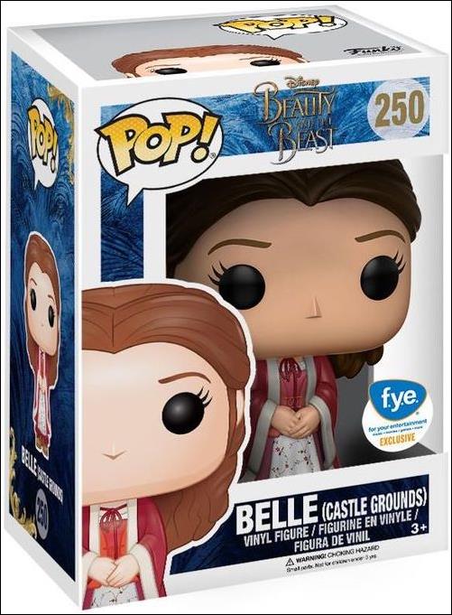 POP! Disney figure 250 Belle (Castle Grounds) (Live Action) FYE