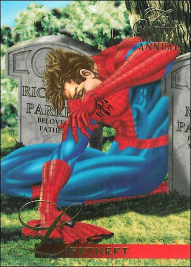 Marvel Annual Flair '95 (Base Set) card 50 Lifetheft