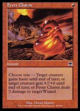 Magic the Gathering: Onslaught (Base Set) card 202 Fever Charm