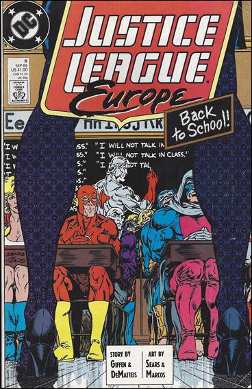 Justice League Europe issue 6-B Second Printing