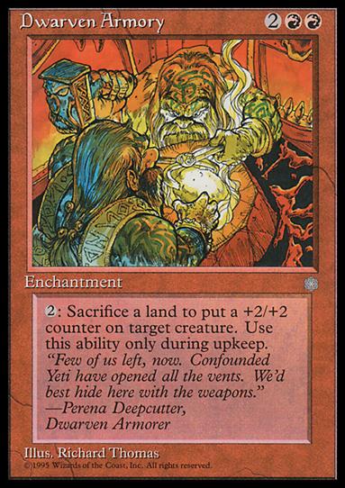 Magic the Gathering: Ice Age (Base Set) card 182 Dwarven Armory