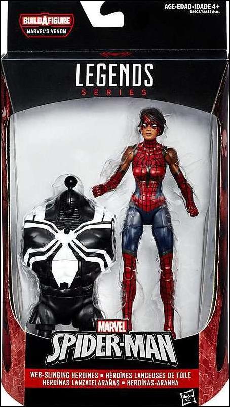 Marvel Legends Series: Spider-Man (Venom Series)  figure 6 Web-Slinging Heroines (Spider-Girl)