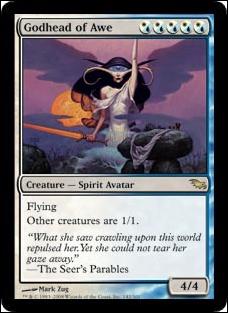 Magic the Gathering: Shadowmoor (Base Set) card 142 Godhead of Awe