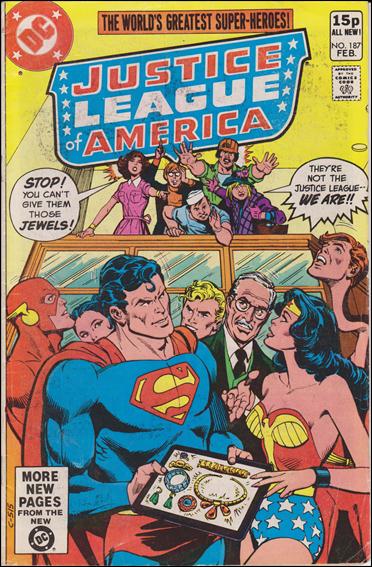 Justice League of America (1960) issue 187-B UK Price Cover