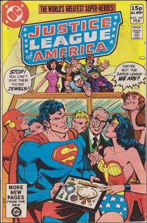 Justice League of America (1960) issue 187-B UK Price Cover