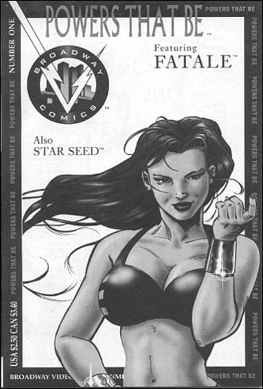 Powers That Be issue 1-B Black & White Preview Edition