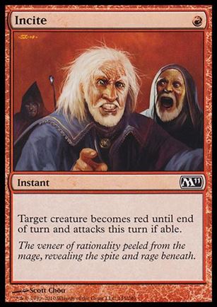 Magic the Gathering: 2011 Core Set (Base Set) card 145 Incite