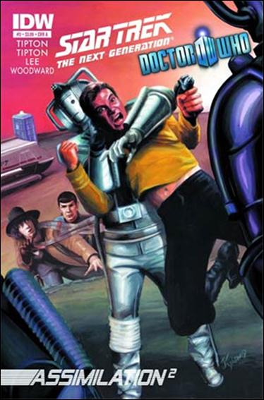 Star Trek: The Next Generation / Doctor Who: Assimilation2 issue 3 J.K. Woodward Cover