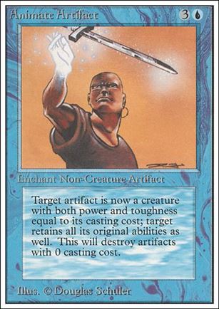 Magic the Gathering: Unlimited (Base Set) card 49 Animate Artifact