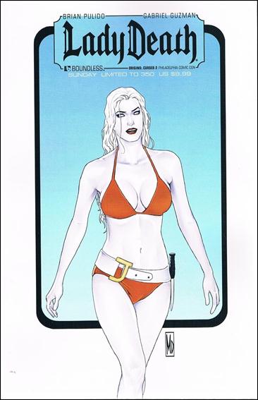 Lady Death Origins: Cursed issue 2-H Wizard World Philadelphia Sunday Cover 1/350
