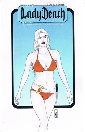 Lady Death Origins: Cursed issue 2-H Wizard World Philadelphia Sunday Cover 1/350