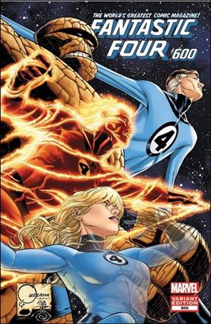 Fantastic Four (1961) issue 600-D Joe Quesada 1:50 Wraparound Cover