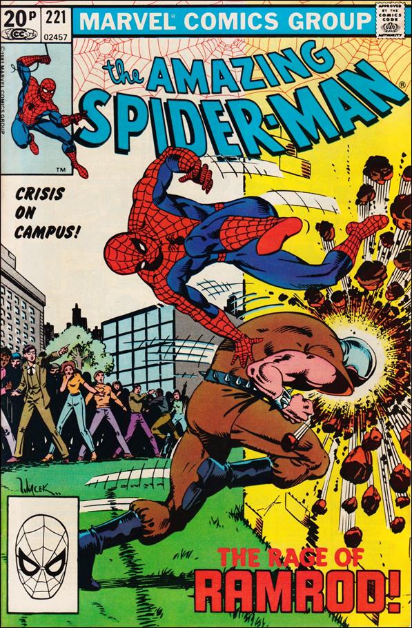 Amazing Spider-Man (1963) issue 221-B UK Price Cover