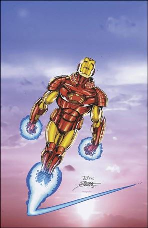Invincible Iron Man (2022) issue 8-F George Pérez 1:100 Virgin Cover