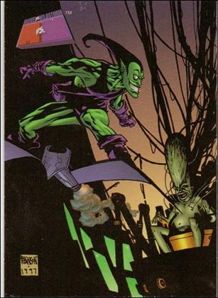 Marvel vs WildStorm (Base Set) card 71 Green Goblin vs Mnemo