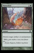 Magic the Gathering: 10th Edition (Base Set) card 282 Naturalize