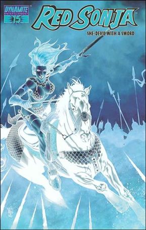 Red Sonja (2005) issue 15-F Steve McNiven 1:25 Negative Cover