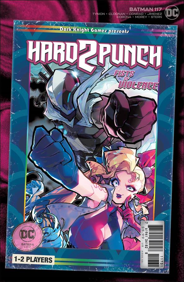 Batman (2016) issue 117-C Rose Besch 1:25 Retro Game Cardstock Cover