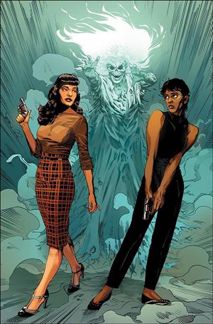 Bettie Page: The Curse of the Banshee issue 1-W Stephen Mooney Virgin Cover