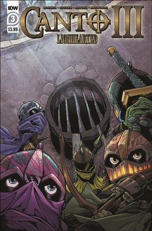 Canto III: Lionhearted issue 3 Drew Zucker Cover