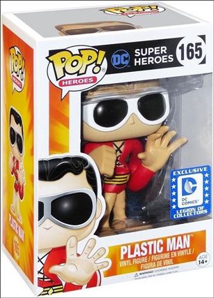 POP! Heroes figure 165 Plastic Man DC Legion of Collectors Exclusive