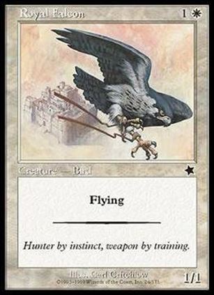 Magic the Gathering: Starter 1999 (Base Set) card 24 Royal Falcon