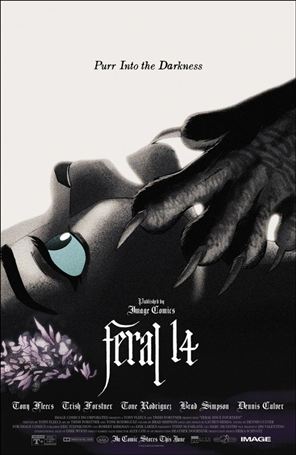Feral (2024) issue 14-B Tony Fleecs Movie Poster Homage Cover