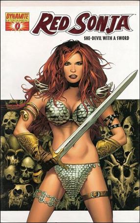 Red Sonja (2005) issue 0-E Dynamic Forces Greg Land Red Foil Edition 1/700