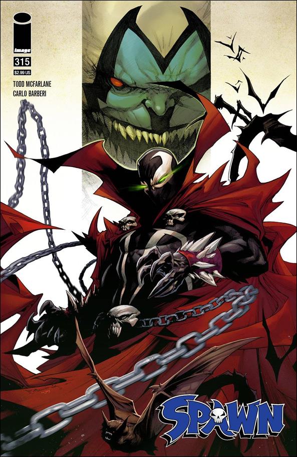 Spawn issue 315-C Stephen Segovia Cover