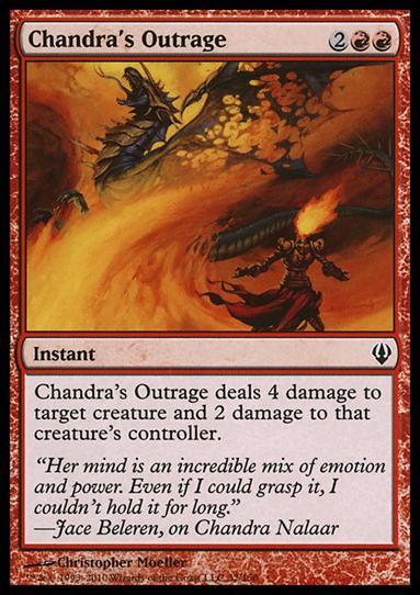 Magic the Gathering: Archenemy (Base Set) card 32 Chandra's Outrage