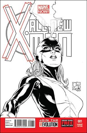 All-New X-Men (2013) issue 1-D Joe Quesada 1:150 Sketch Cover