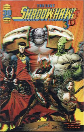Last Shadowhawk issue 1-O Polybagged Jim Valentino 3D Cover w/ 3D glasses