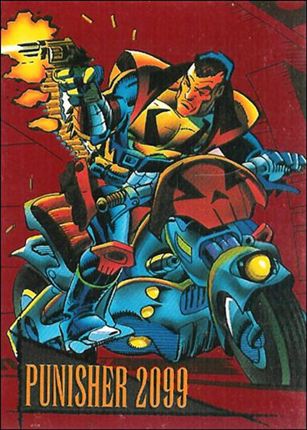 Marvel Universe: Series 4 (2099 Red Foil-Stamped Subset) card 6 Punisher 2099