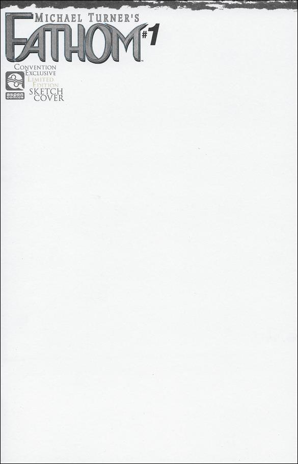 Michael Turner's Fathom (2018) issue 1-I Blank Sketch Cover