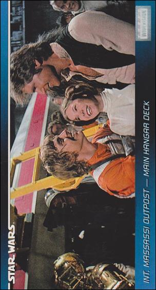 Star Wars Widevision (Base Set) card 114 Int. Massassi Outpost - Main Hangar Deck