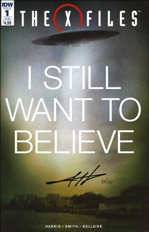 X-Files (2016) issue 1-H DF Photo Cover (Signed by Joe Harris) 1/50