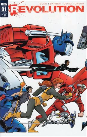 Revolution issue 1-C John Byrne Subscription Wraparound Cover