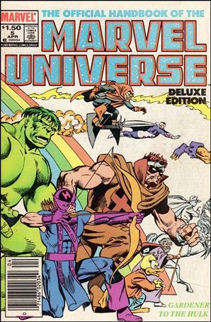 Official Handbook of the Marvel Universe (1985) issue 5-B Newsstand Edition