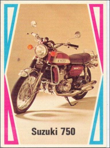 Choppers & Hot Bikes (Base Set) card 44 Suzuki 750