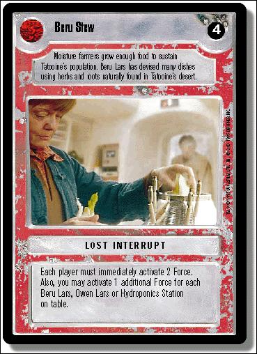 Star Wars: Premiere Limited (Base Set) card 232 Beru Stew