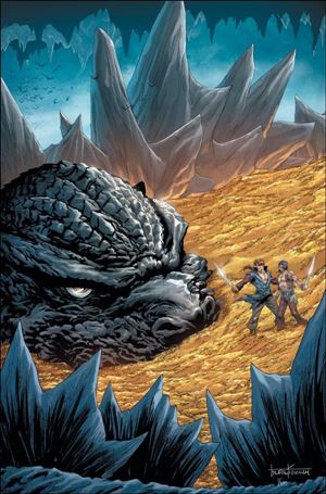Godzilla: Here There be Dragons issue 5-C Tyler Kirkham 1:10 Virgin Cover