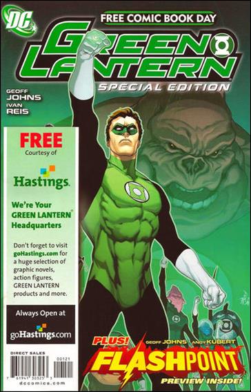 FCBD 2011 Green Lantern Flashpoint Special Edition issue 1-G Hastings Cover