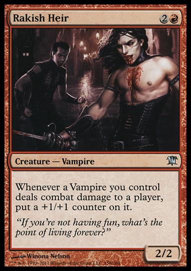 Magic the Gathering: Innistrad (Base Set) card 158 Rakish Heir