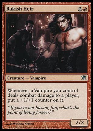 Magic the Gathering: Innistrad (Base Set) card 158 Rakish Heir