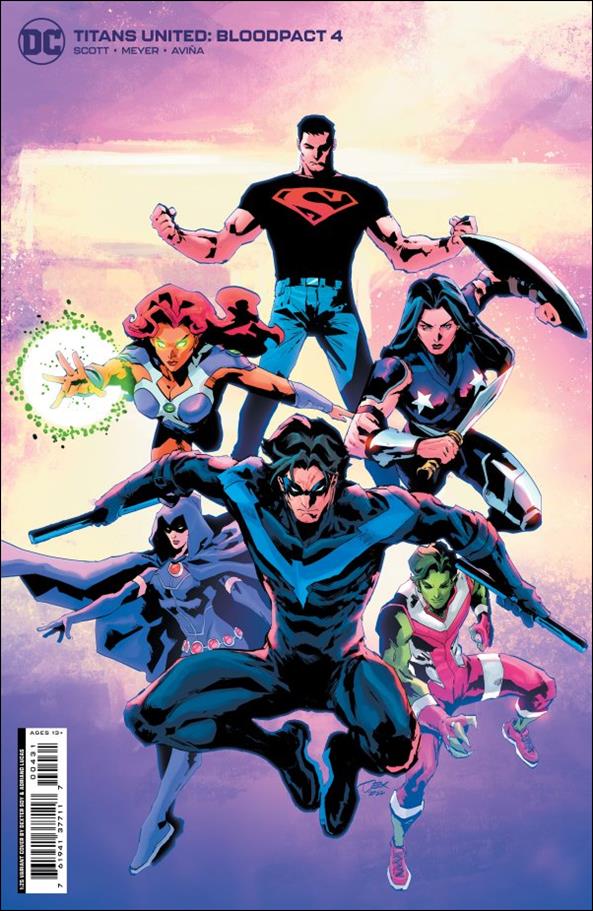 Titans United: Bloodpact issue 4-D Dexter Soy 1:25 Cardstock Cover
